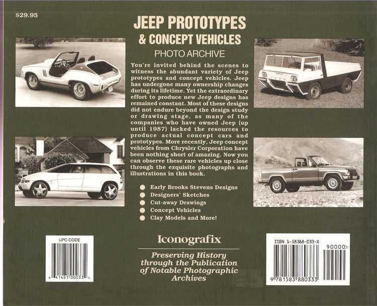 Jeep Prototypes &amp; Concept Vehicles Photo Archive