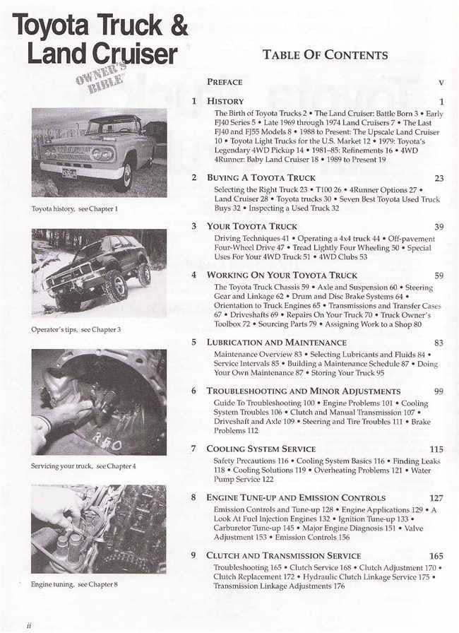 Toyota Truck &amp; Land Cruiser, Owner's Bible
