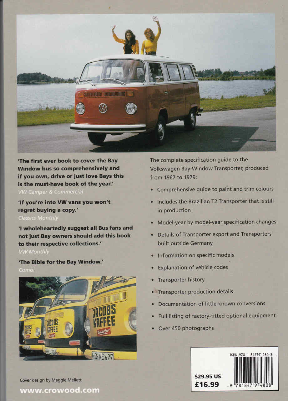 Transporter and Microbus guide back page with van photos and feature bullet list.