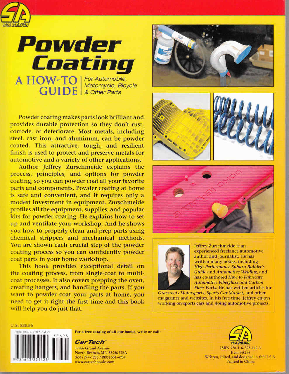 Powder Coating: A How-To Guide For Automobile, Motorcycle, Bicycle & other Parts - back