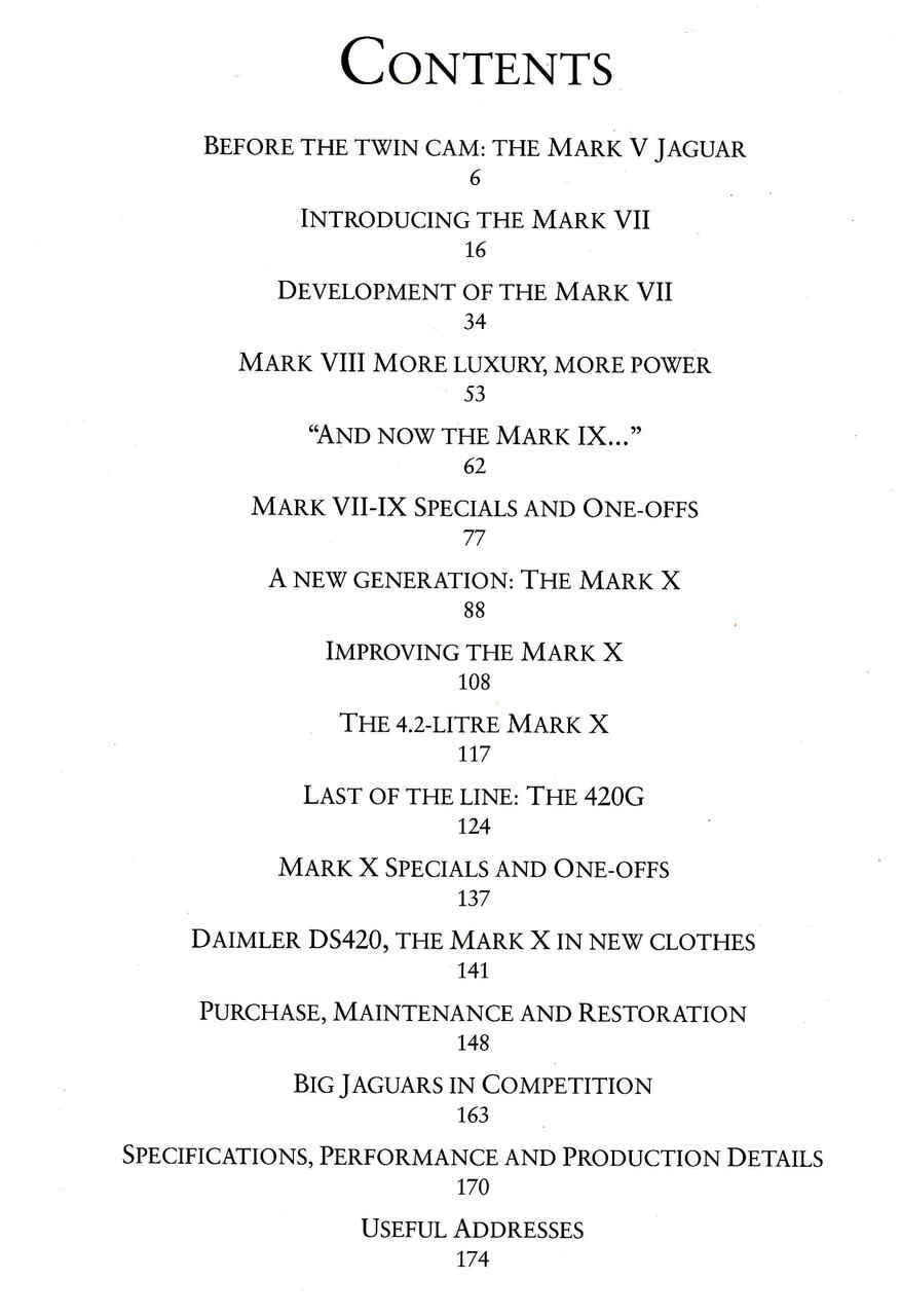 Jaguar Mark VII to 420: The Complete Companion - 1st Edition  - cont