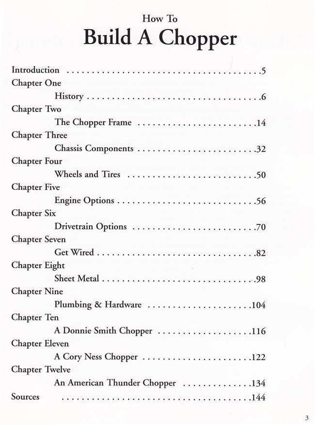 How To Build a Chopper