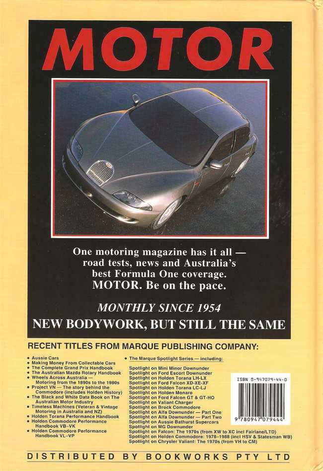 Spotlight On Holden Commodore 1978 - 1988: The Guide For Owners, Buyers And Enth