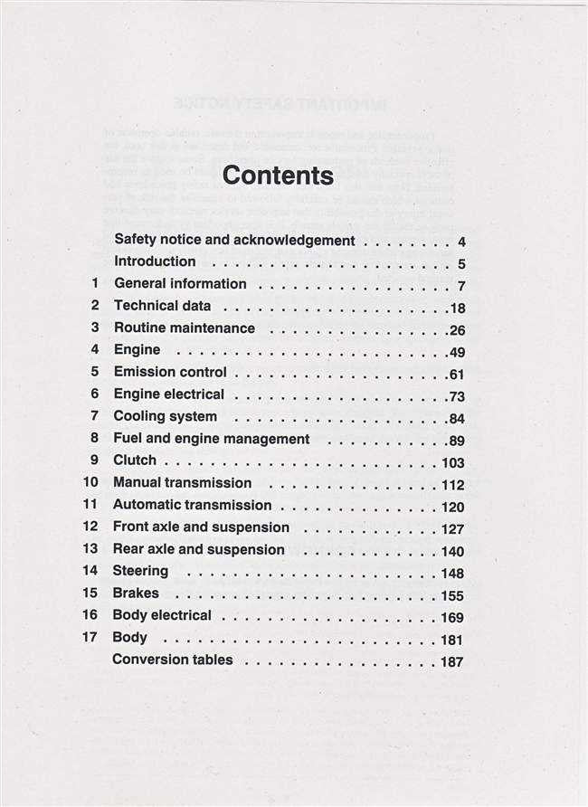 Holden Jackaroo 1981 - 1992 Workshop Manual