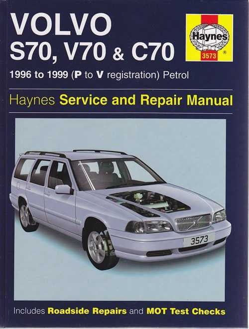 Volvo S70, V70, C70 Petrol 1996 - 1999 Workshop Manual