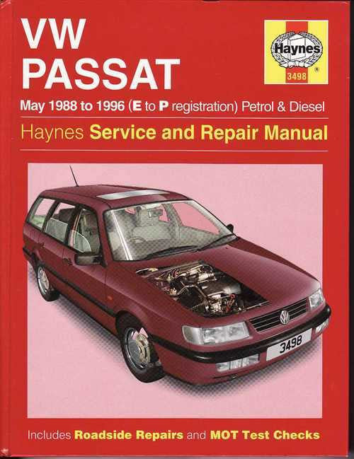 Volkswagen Passat 1988 - 1996 Workshop Manual