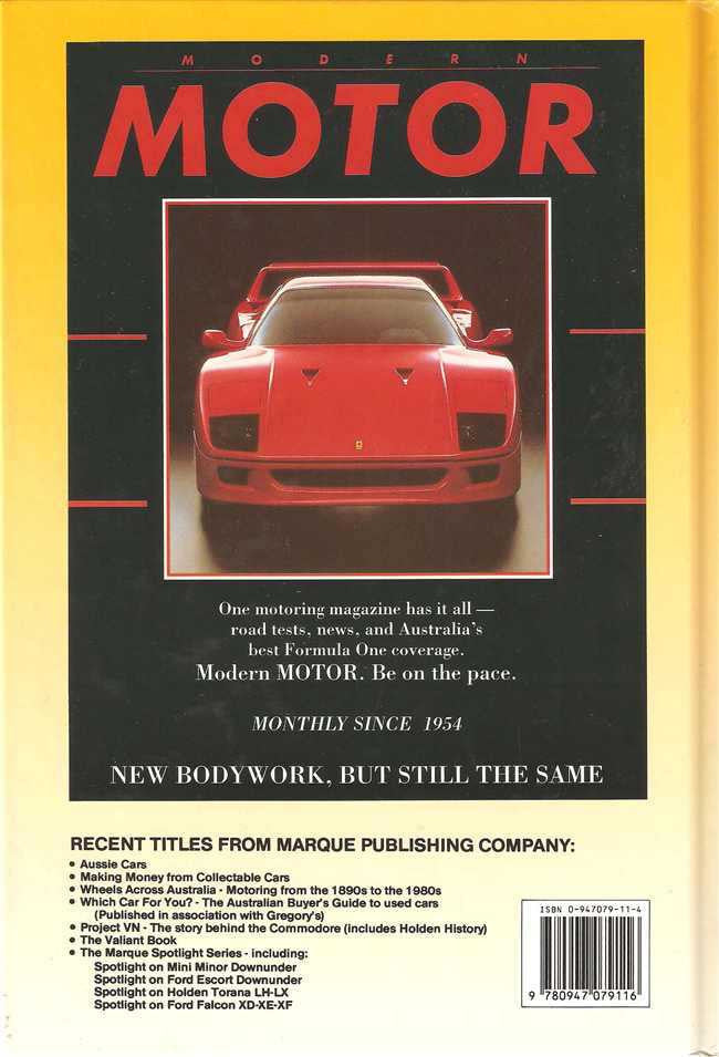 Automotive magazine cover titled 'MOTOR' with red car front view