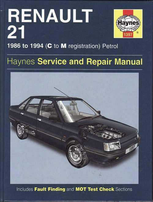 Renault 21 1986 - 1994 Workshop Manual