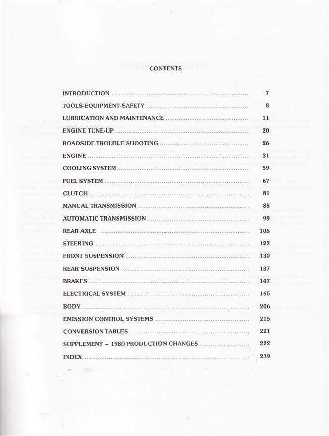 Nissan Datsun 200B 1977 - 1981 Workshop Manual