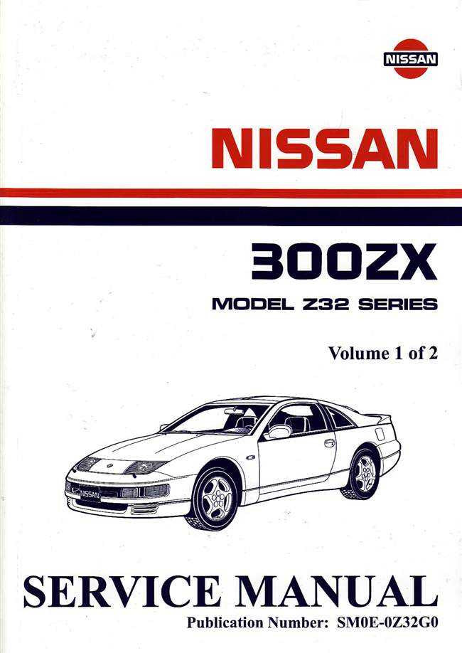 Nissan 300ZX Model Z32 Series Twin Turbo 1990 Onwards Workshop Manual