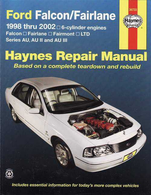 Ford Falcon, Fairlane AU, AU II and AU III 1998 - 2002 Workshop Manual