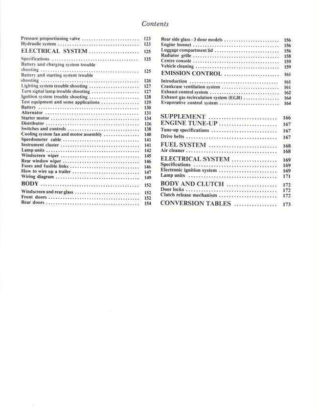 Mazda 323 FWD 1980 - 1985 Workshop Manual