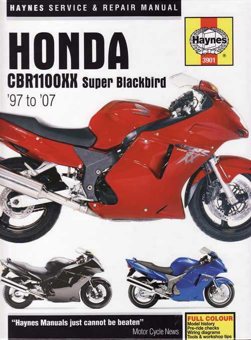 Honda CBR1100XX Super Blackbird 1997 - 2007 Workshop Manual