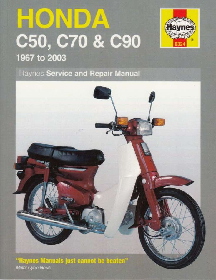Honda C50, C70 and C90 1967 - 2003 Workshop Manual