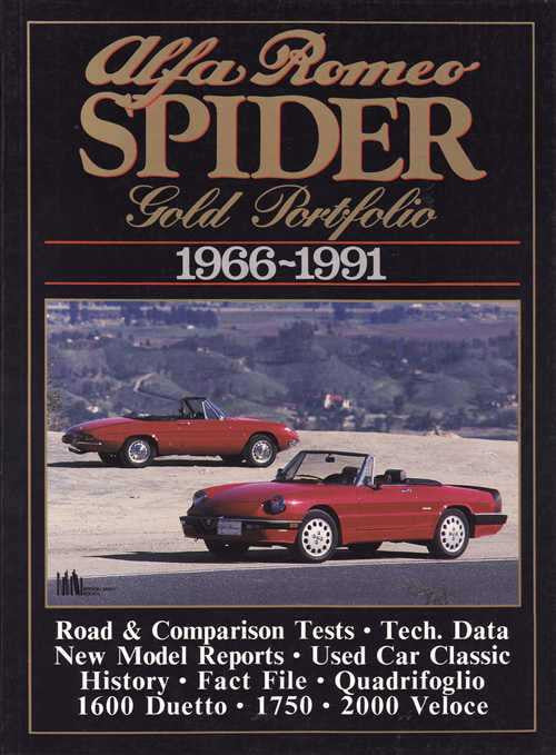 Alfa Romeo Spider Gold Portfolio 1966 - 1991