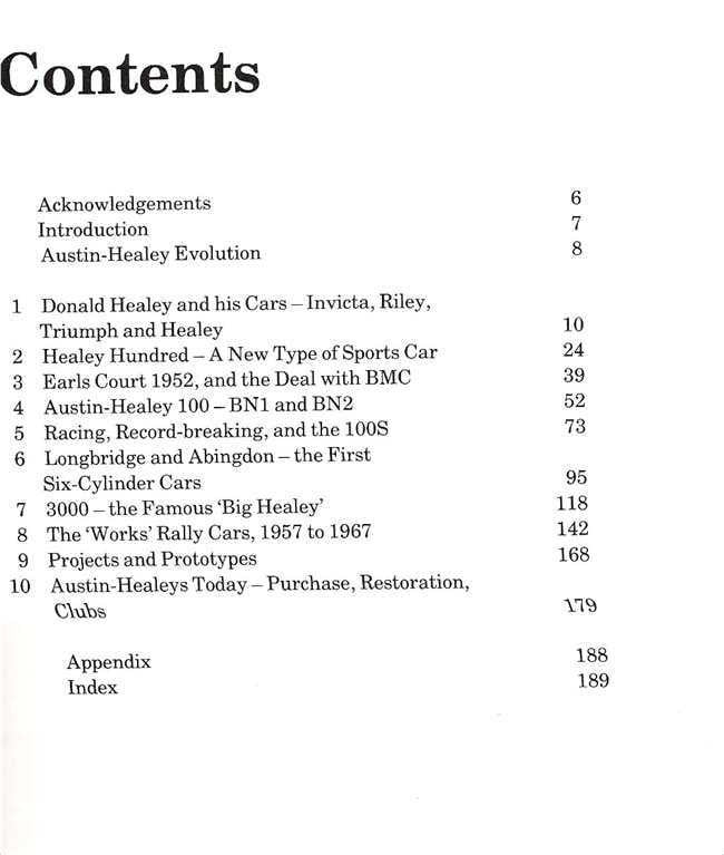 Austin-Healey 100 &amp; 3000 Series