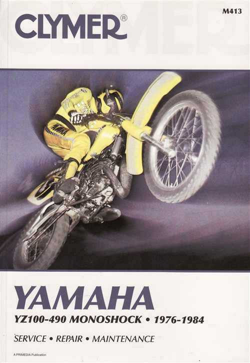 Yamaha YZ100 - 490 Monoshock 1976 - 1984  Workshop Manual