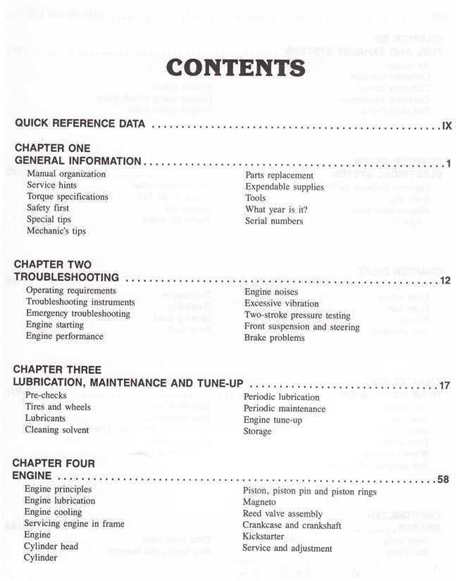 Yamaha YZ100 - 490 Monoshock 1976 - 1984  Workshop Manual