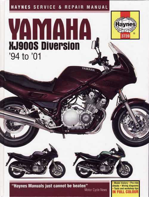 Yamaha XJ900S Diversion 1994 - 2001 Workshop Manual