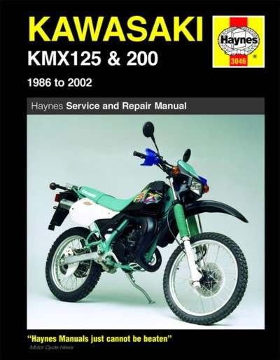 Kawasaki KMX125 and KMX200 1986 - 2002 Workshop Manual