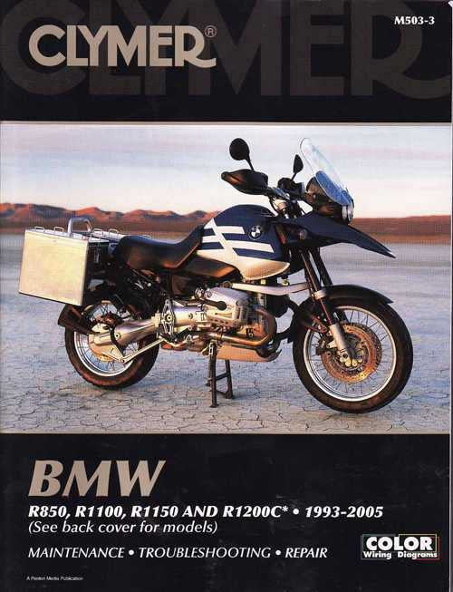 BMW R850, R1100, R1150 &amp; R1200C 1993 - 2005 Workshop Manual