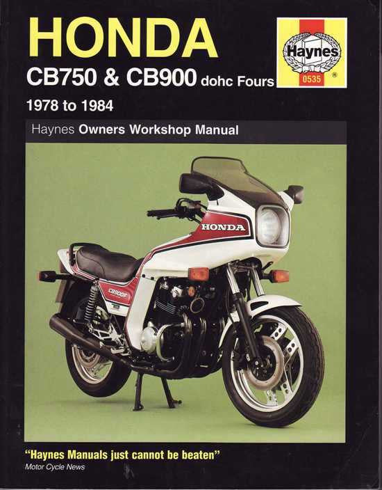 Honda CB750 &amp; CB900 DOHC Fours 1978 - 1984 Workshop Manual