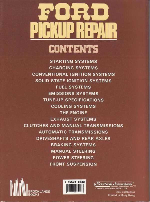 Ford Pickup Repair