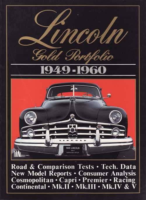 Lincoln Gold Portfolio 1949 - 1960