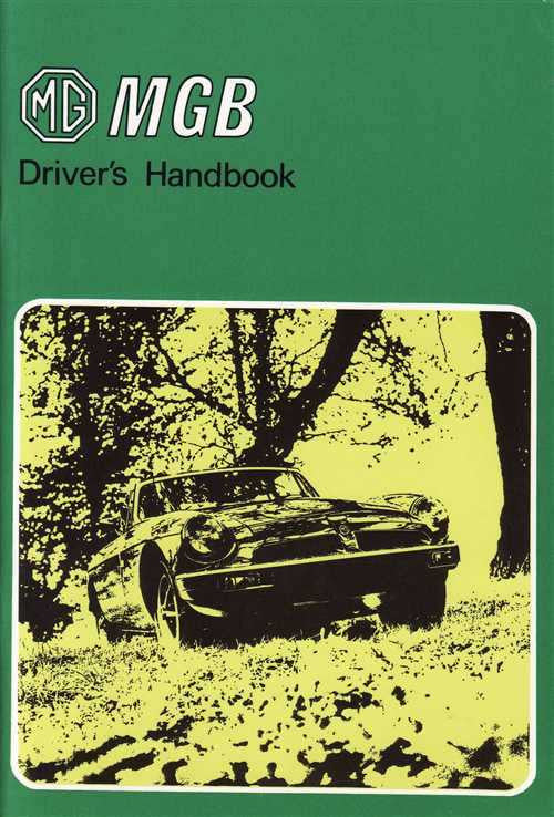 MGB Driver's Handbook