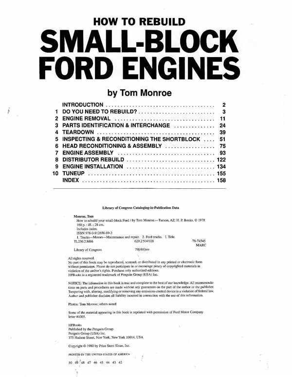 How to Rebuild Small-Block Ford Engines