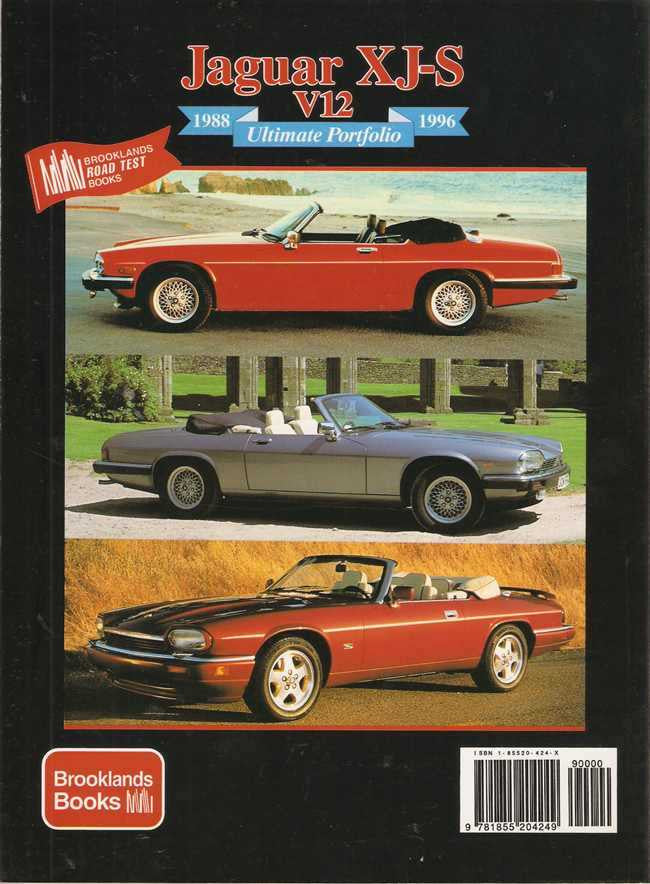 Jaguar XJ-S V12 1988 - 1996 Ultimate Portfolio