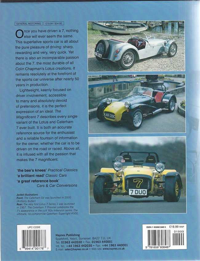 The Magnificent 7 The Enthusiasts' Guide to Lotus 7 and Caterham 7