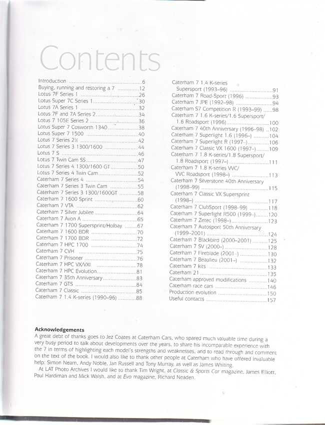 The Magnificent 7 The Enthusiasts' Guide to Lotus 7 and Caterham 7