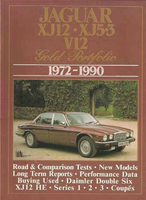 Jaguar XJ12, XJ5.3 V12 Gold Portfolio 1972 - 1990