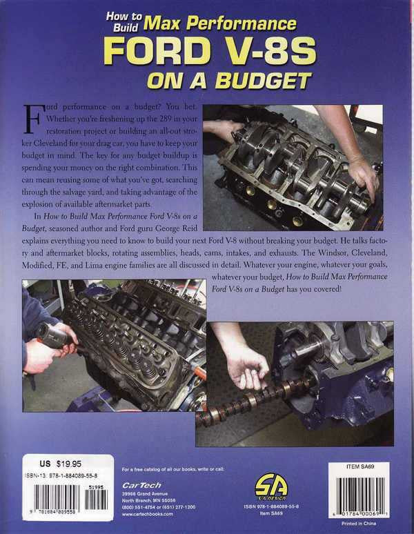 How To Build Max Performance V-8S On a Budget