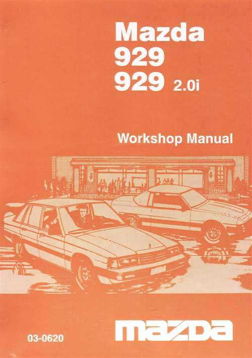 Mazda 929 &amp; 929 2.0i Workshop Manual