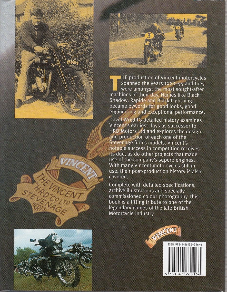 Vincent The Complete Story Back Cover