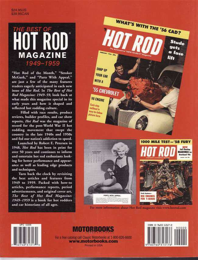 The Best of Hot Rod Magazine 1949 - 1959