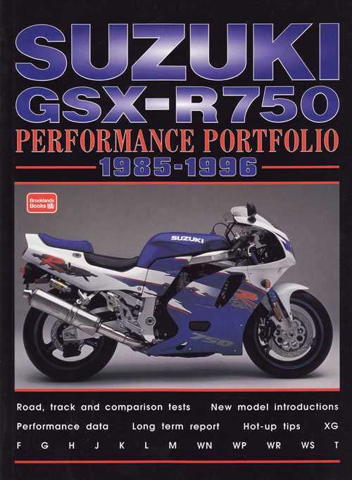 Suzuki GSX - R750 Performance Portfolio 1985 - 1996