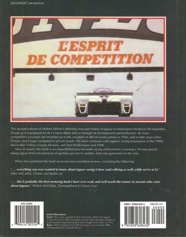 Jaguar: Sports Racing &amp; Works Competition Cars from 1954