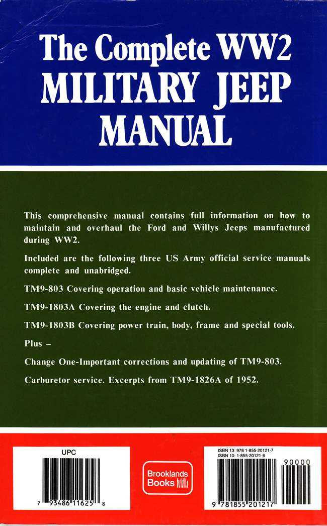 The Complete WW2 Military Jeep Manual