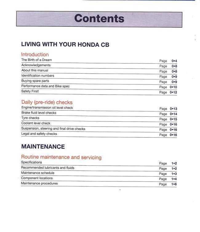 Honda CB500 Twin 1993 - 2001 Workshop Manual