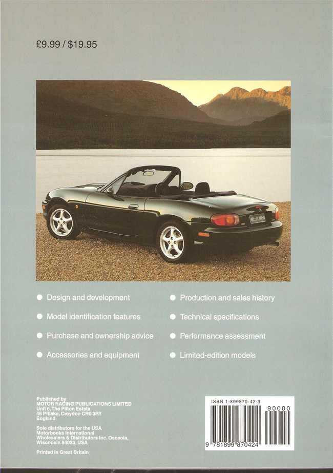 Mazda MX-5 and Miata 1989 - 1999