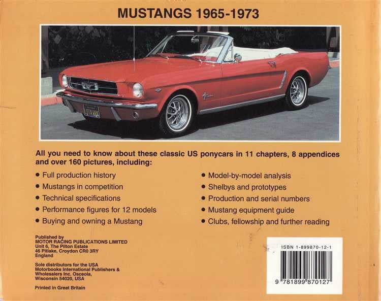 Mustang 1965 - 1973: Collector's Guide