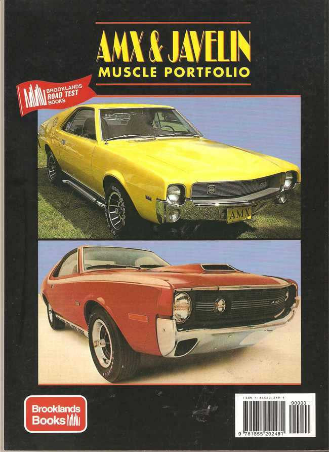 AMX &amp; Javelin Muscle Portfolio 1968 - 1974