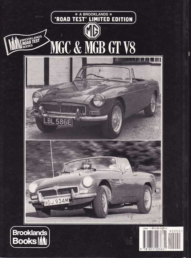 MGC &amp; MGB GT V8
