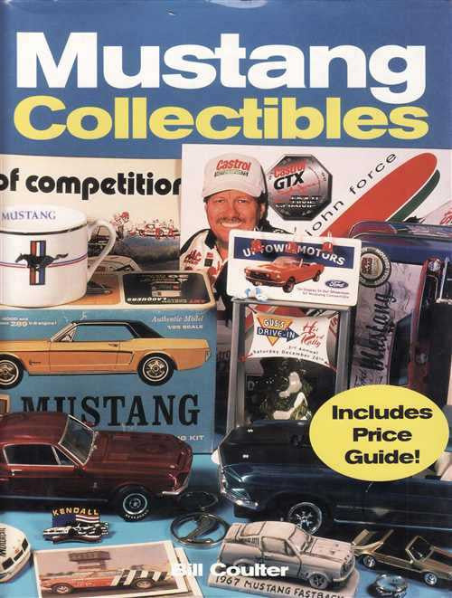 Mustang Collectibles book cover collage with car images and Includes Price Guide badge