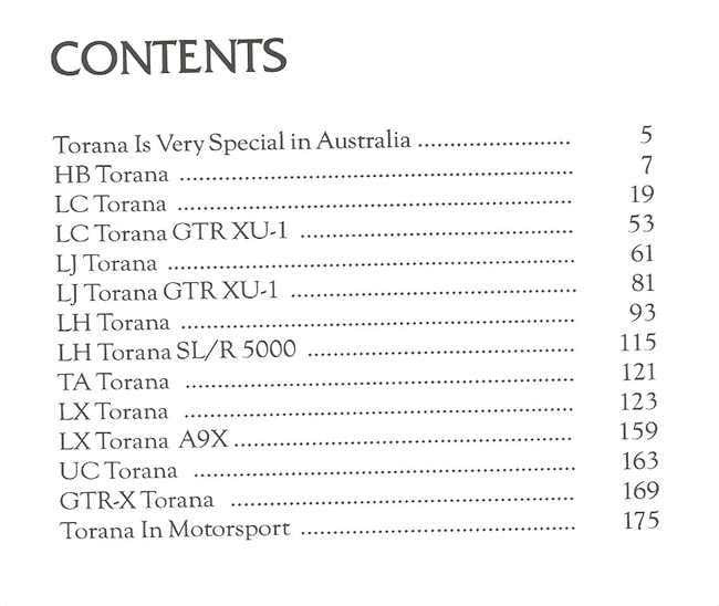 Holden Torana 1967 - 1980