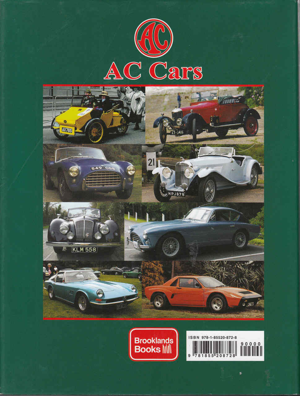 AC Cars 1904-2009 From Auto-Carrier to Cobra - back