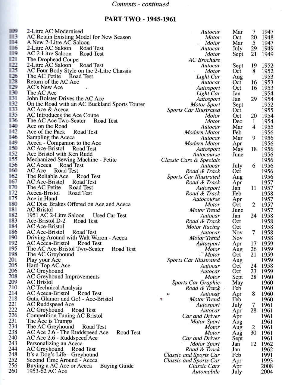 AC Cars 1904-2009 From Auto-Carrier to Cobra - cont2